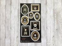 Image 4 of Sticker Sheet Skeleton Picture Gallery 9x17cm