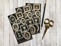 Image 7 of Sticker Sheet Skeleton Picture Gallery 9x17cm
