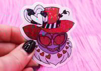 Image 2 of Valentines Vees Holo Stickers