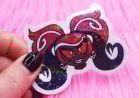 Image 3 of Valentines Vees Holo Stickers