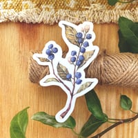 Image 1 of blueberry branch sticker