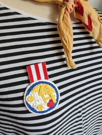 Image 3 of ONE OFF! Egg 'n' Chips Medal Brooch