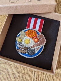 Image 2 of ONE OFF! Fry Up Medal Brooch