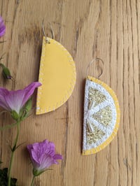 Image 3 of Lemon Slice Earrings