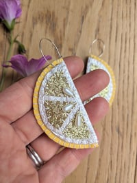 Image 2 of Lemon Slice Earrings