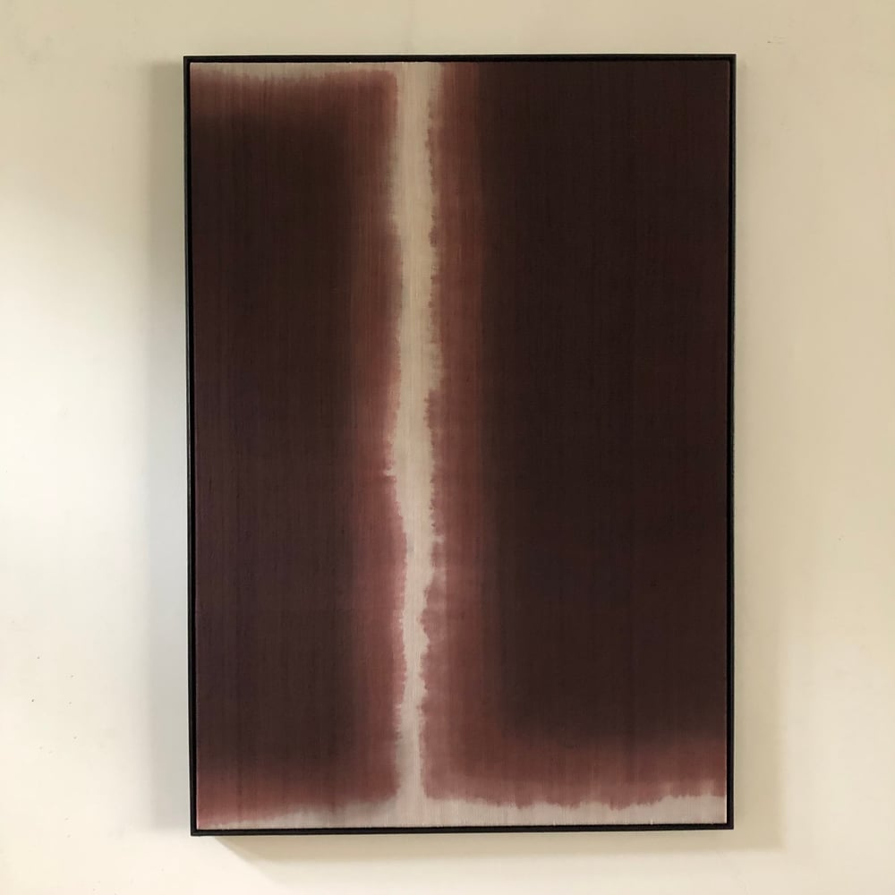 Image of deep red dipped composition