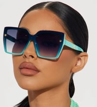 Image 1 of Cali Sights Sunglasses- Teal