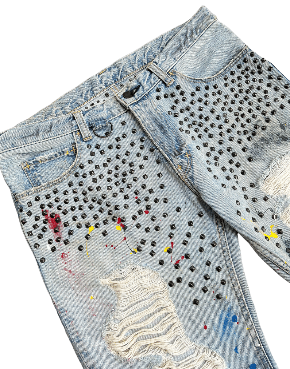 Number nine paint jeans store