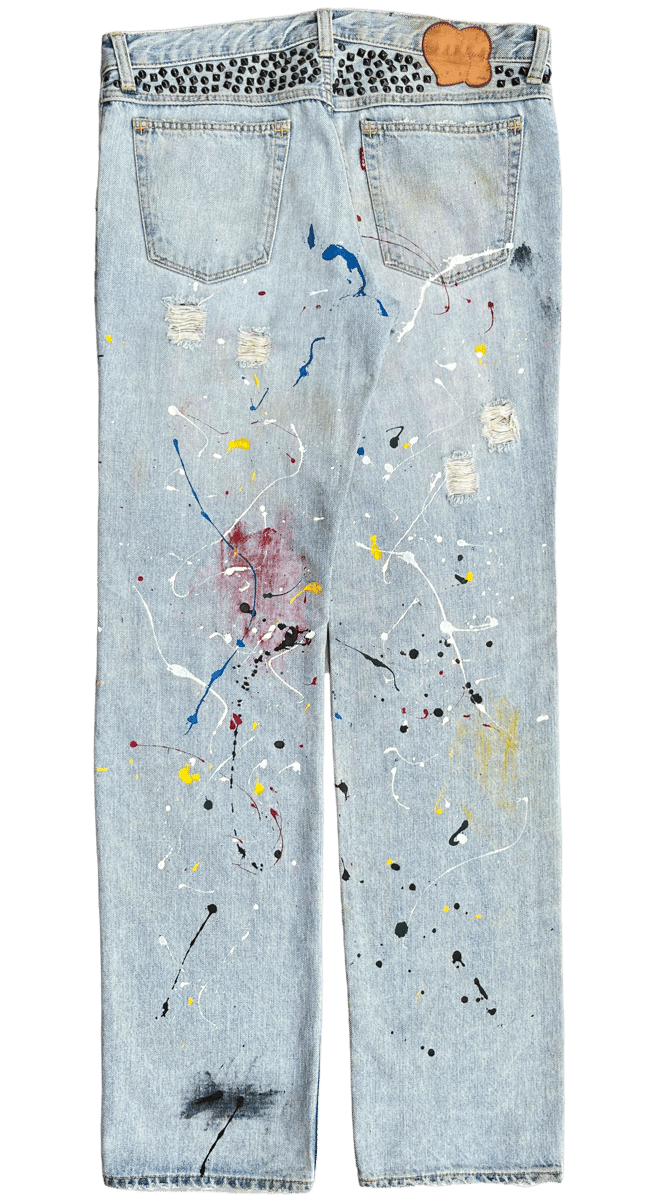 06 Number (N)ine Studded Painter Denim - 3 | neverlandsupply