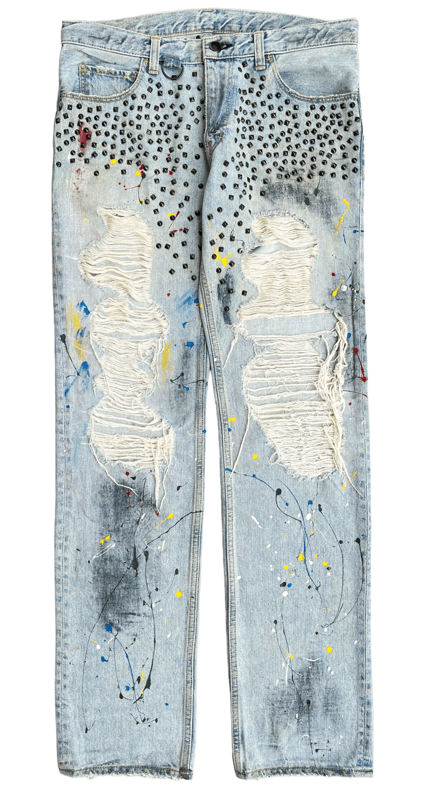 archive/n(n) by number (n)ineデニムS Rare 00s Number Nine painted distressed denim pants number (n)ine