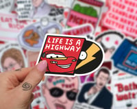 Life Is A Highway Sticker