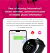 Smart Watch - Round Fitness Tracker with Blood Pressure & Heart Rate Monitor