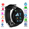 Smart Watch - Round Fitness Tracker with Blood Pressure & Heart Rate Monitor