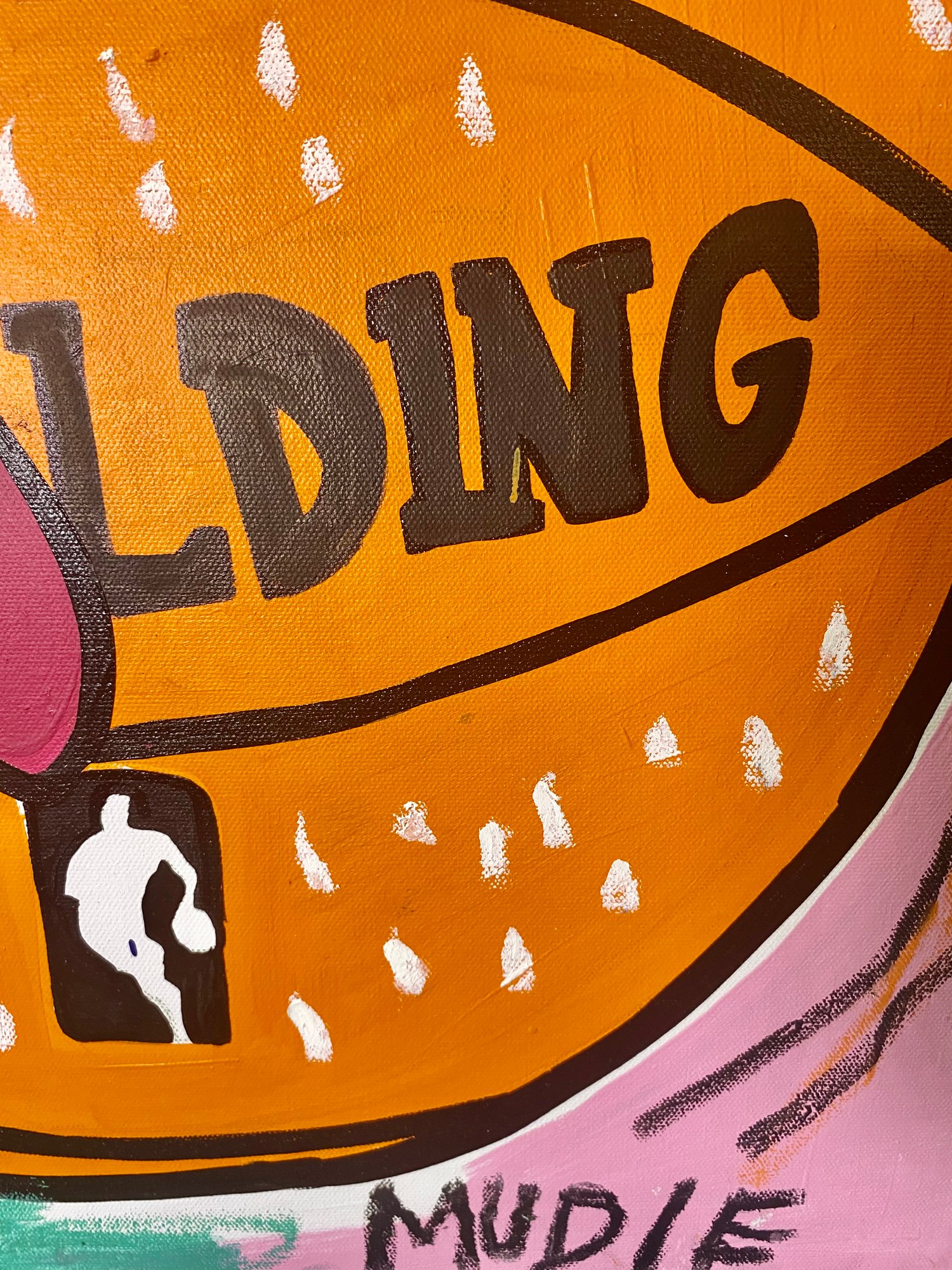 Image of L'Alliance # 1 / Raptors tribute  40 x 30'' toile / painting