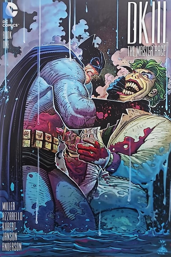 Image of Dark Knight II #1 Ssalefish exclusive variant by John Romita Jr