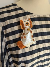 Image 4 of Pair of Staffordshire Spaniel Brooches - Orange