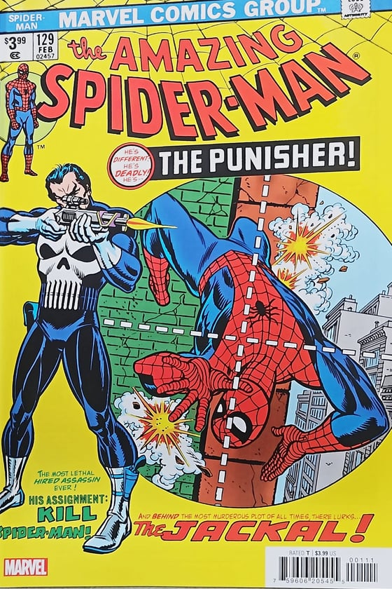 Image of Amazing Spiderman #129 Facsimile (reprints 1st appearance of the Punisher)