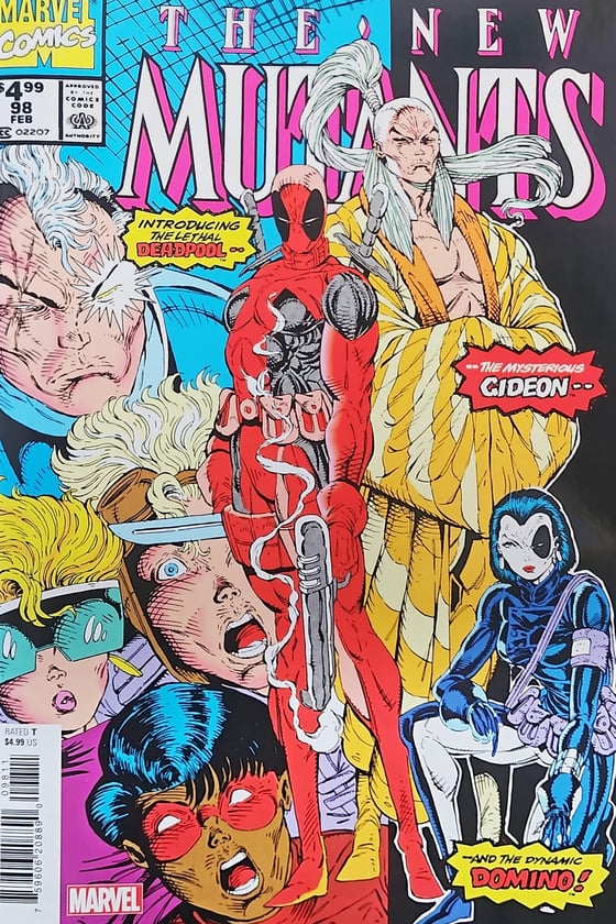 Image of N ew Mutants #98 Facsimile Edition (1st appearance of Deadpool)