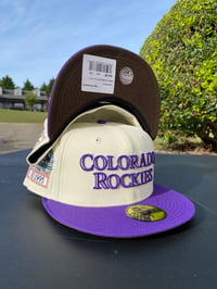 Colorado Rockies "Muddy Script" New Era 59Fifty Fitted Hat