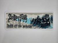 Deeds Of Flesh - Path Of The Weakening White Border Stripe Patch