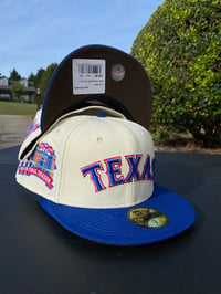 Texas Rangers "Muddy Script" New Era 59Fifty Fitted Hat