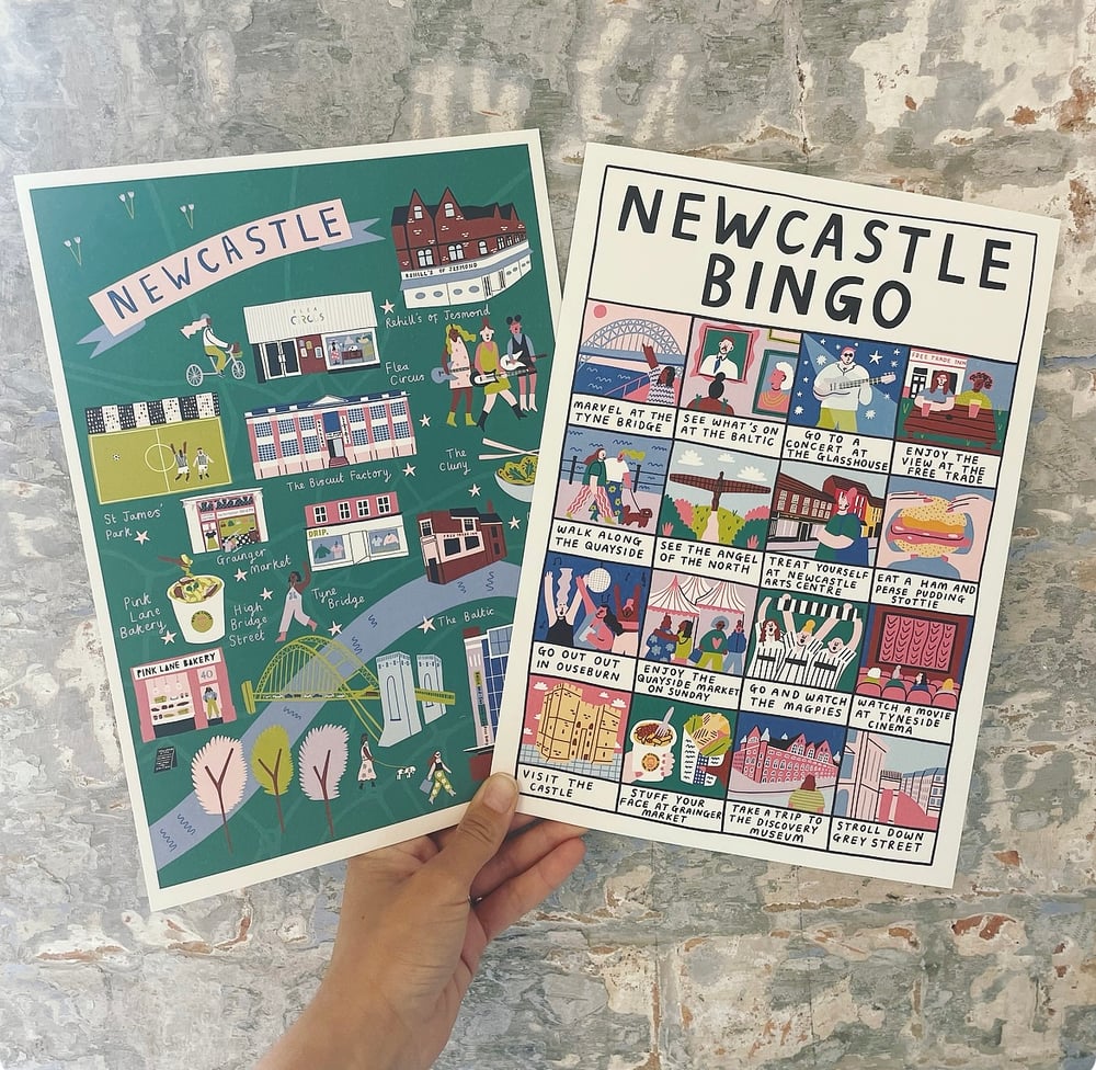 Image of Newcastle Bingo Print