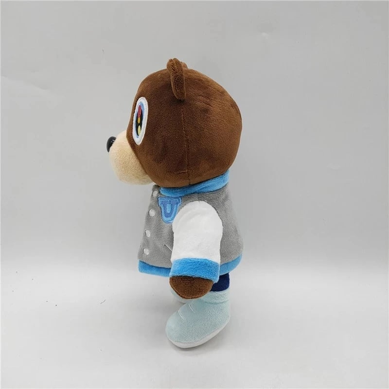 Image of Kanye West College Dropout Bear Plushie – 30cm Soft Collectible Stuffed Toy Plush 