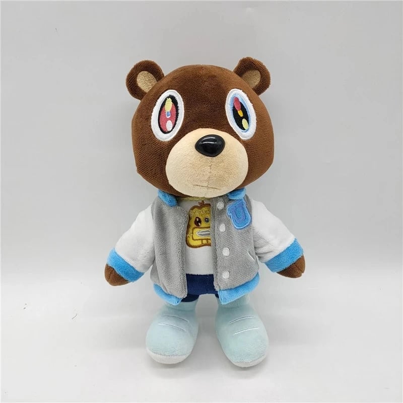 Image of Kanye West College Dropout Bear Plushie – 30cm Soft Collectible Stuffed Toy Plush 