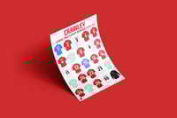 Image 3 of Crawley Town 2023/24 League Two Playoff Winners Shirts, Pennodraws Art Print