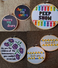 Image 1 of Cross Stitch Patterns for Hoops and Frames