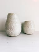 wood fired vases (pair) #38