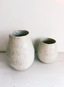 wood fired vases (pair) #38