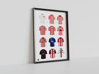 Sheffield United Classic Shirts, Pennodraws Art Print