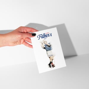 Image of Gazza Design Fathers Day Card for Rangers Fans