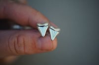 shark tooth studs
