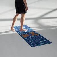 Image 3 of Benny In Blue Yoga Mat