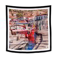 Image 1 of Hydra Harbor silk scarf