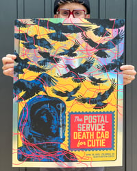 Image 2 of The Postal Service/ Death Cab For Cutie Poster (Foil Variant)