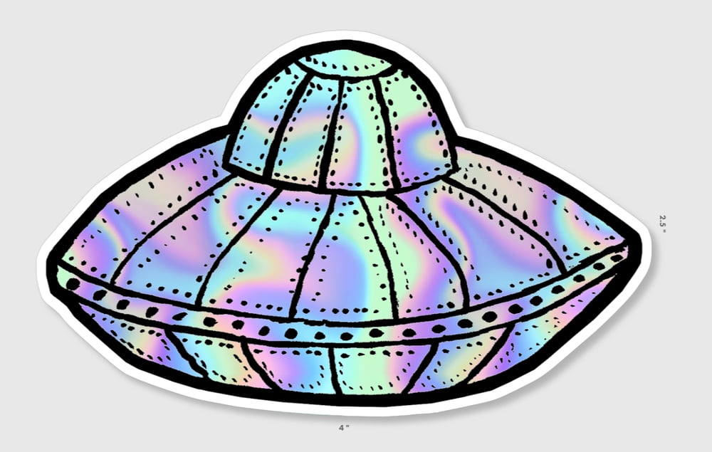 Image of (Esther Pearl Watson) Holographic UFO