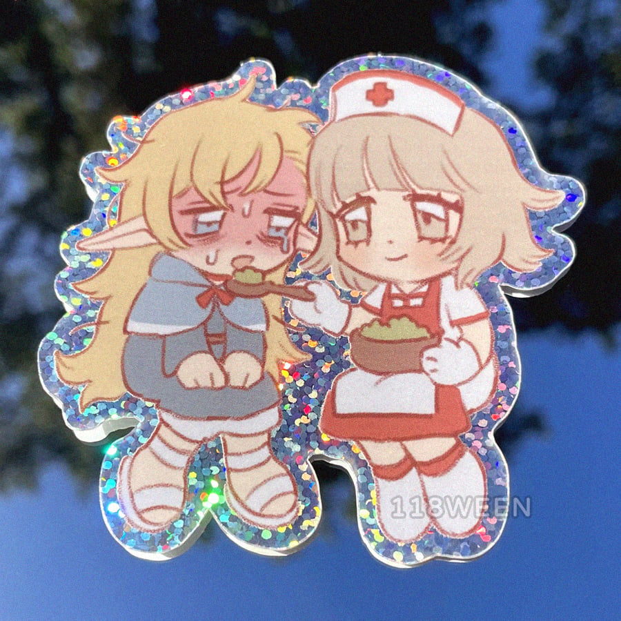 Sick GF, Nurse GF Sticker