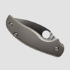 Spyderco Sage 5 Lightweight Scales - Fluted Titanium "Line"