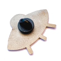 Image 4 of (Esther Pearl Watson) Glitter Saucer Pin (Gold)