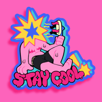 Image 1 of STAY COOL! Sticker