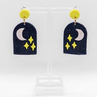 Image 1 of Starry Night Arch Earrings