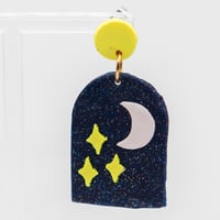 Image 2 of Starry Night Arch Earrings