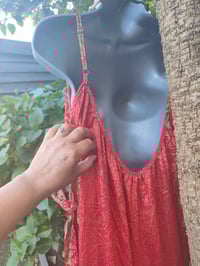 Image 4 of Pefkos maxi dress-  Red Green- Size 10-18 uk