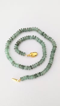 Hand-Knotted Green Aventurine Gemstone Necklace