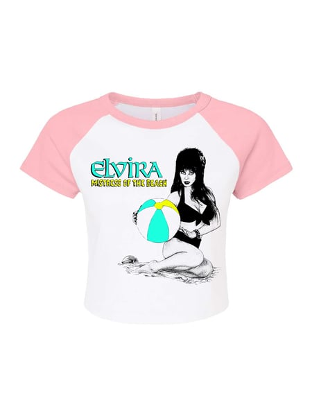 Image of ELVIRA - BEACH - BABY TEE - PINK