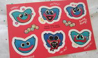 Image 2 of Huggy Wuggy Sticker Sheet