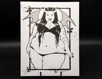 Image 1 of Devious Smile - Original Art - Ink